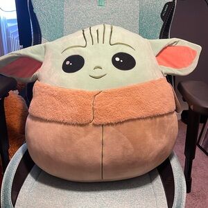 Squishmellow Baby Yoda Grogu. New with tags.